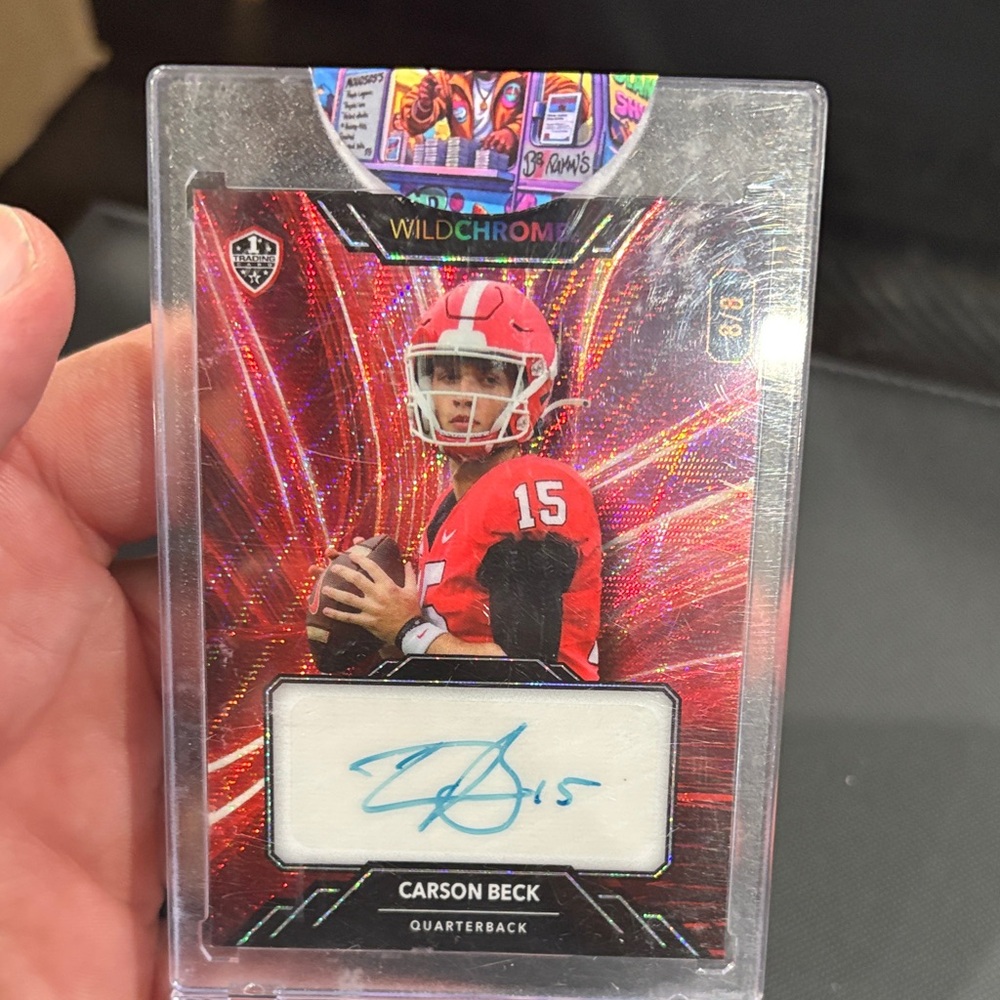 Carson Beck Auto Card !!